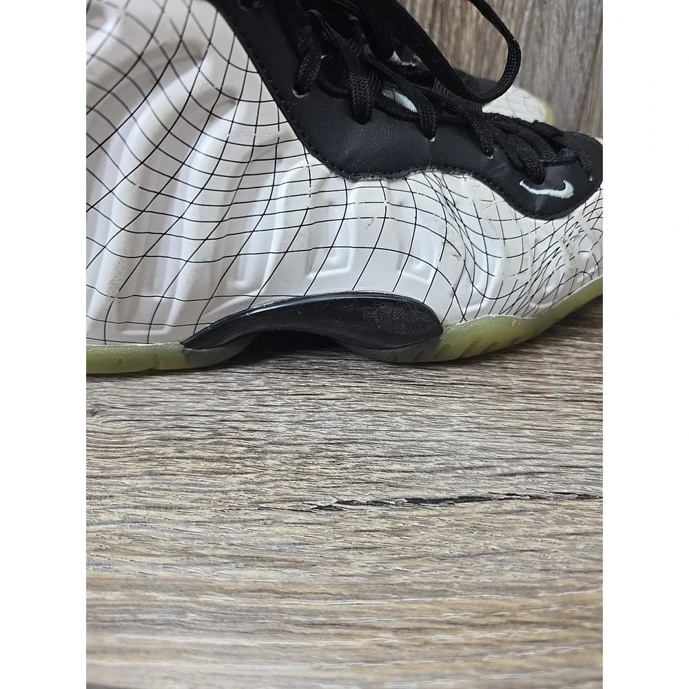 Nike Little Posite One Foamposite warped Grid‎ GS CW1596-005 4.5y